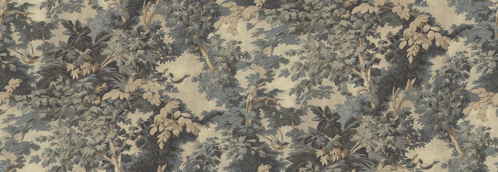 Woodland Birds, Blue, Rebel Walls