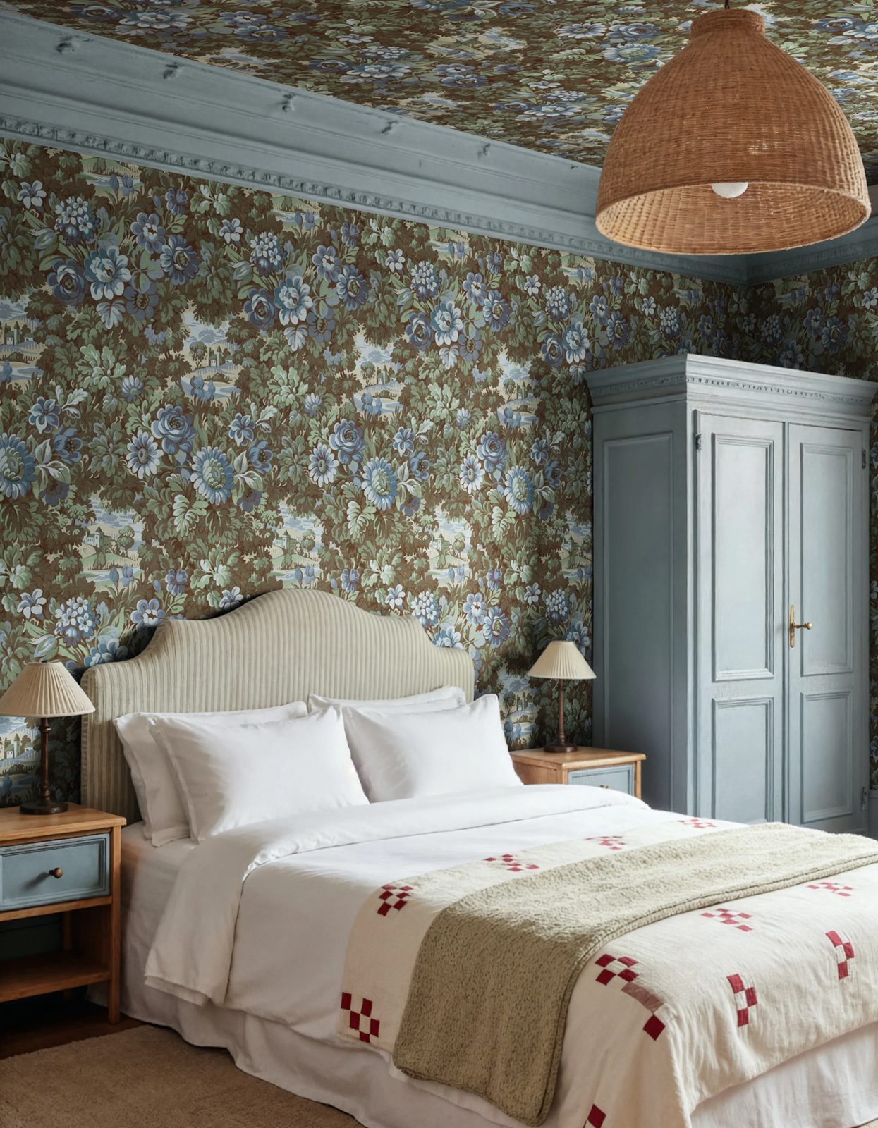 Botanical Manor, Blue, Rebel Walls 2