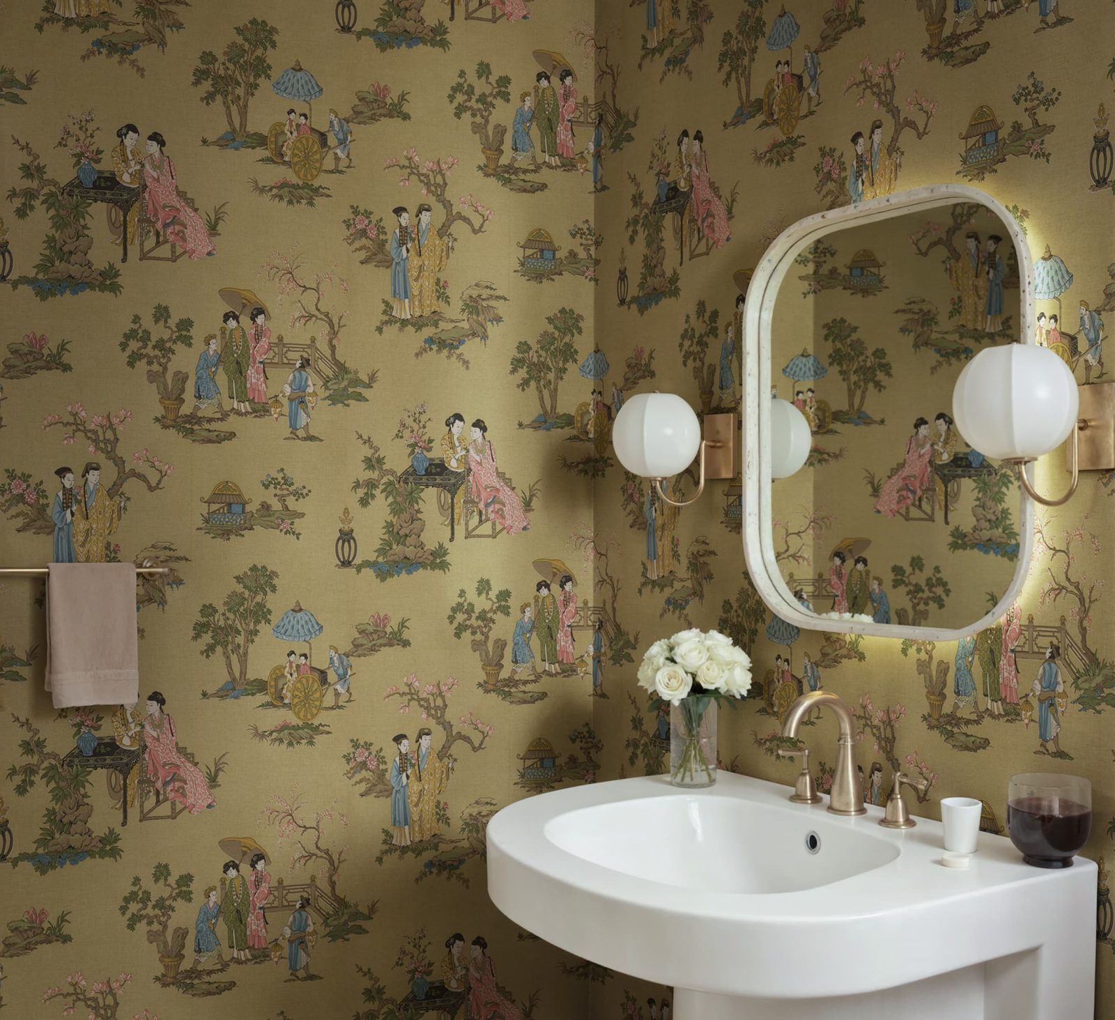 Toile Conversation, Brown, Rebel Walls 2
