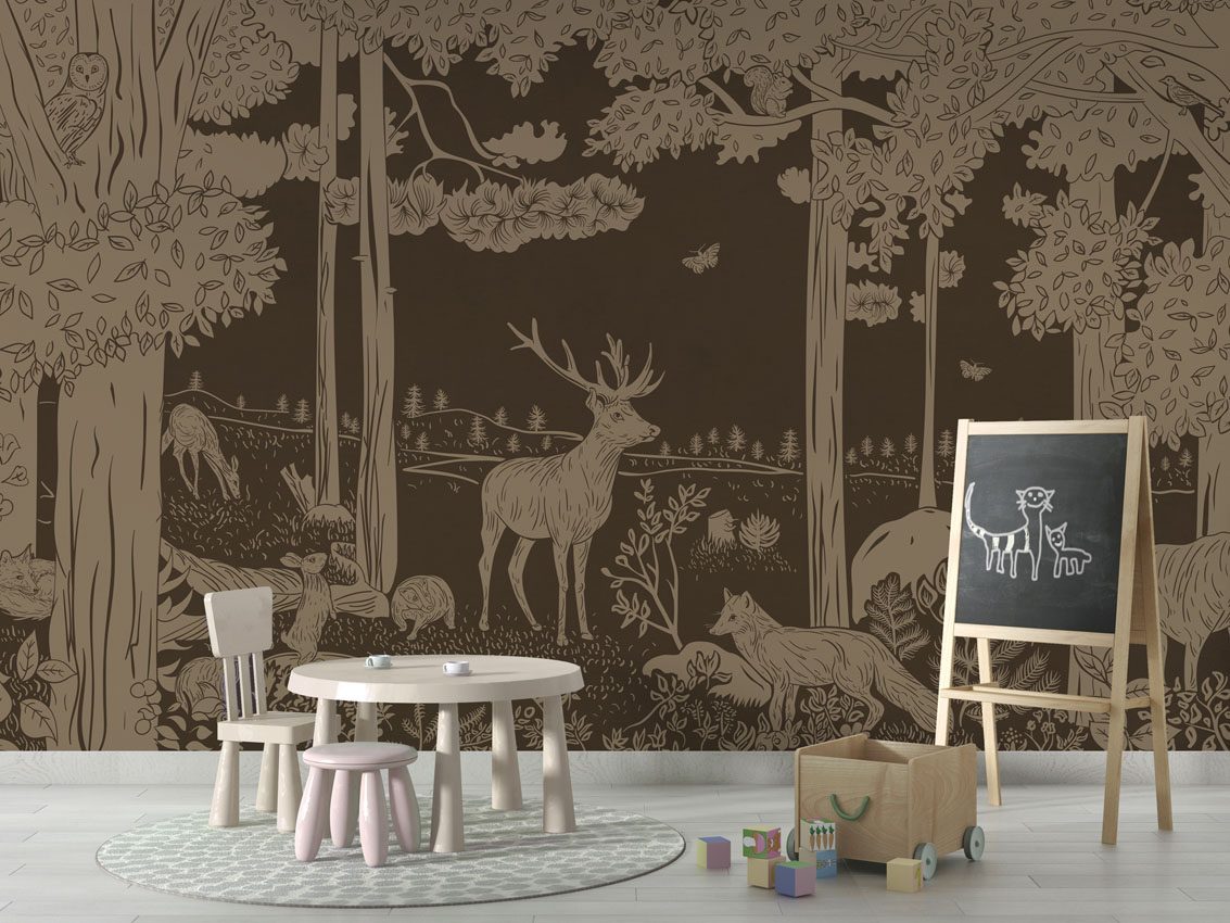 Monochrome Forest - Brown Vintage, Kikki Belle 4