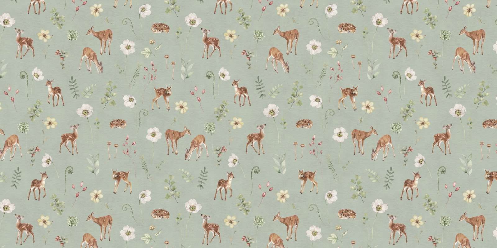 Dancing Deer - Green, Kikki Belle