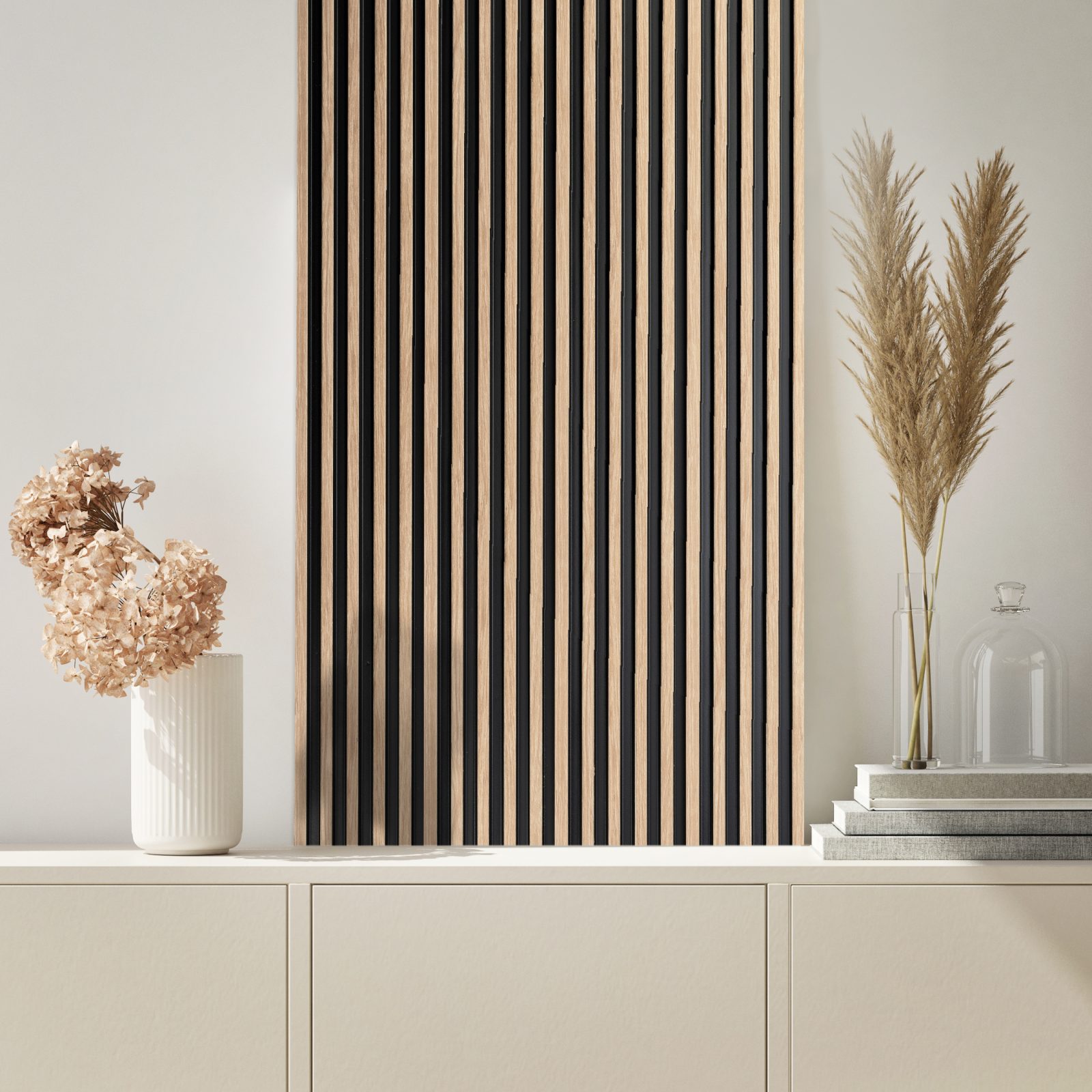 Riflaj decorativ 3D Asti, Oak Gold, 270x12.2cm, Lamelio 6