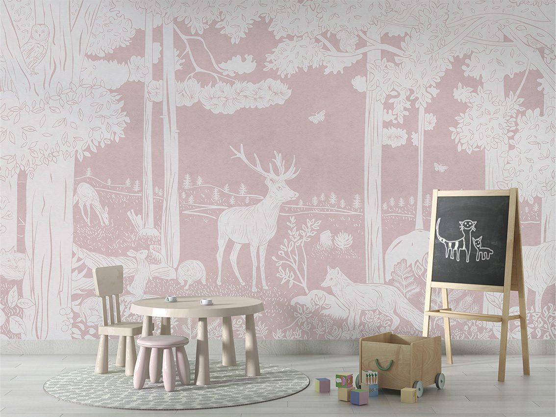 Monochrome Forest - Pink, Kikki Belle 4
