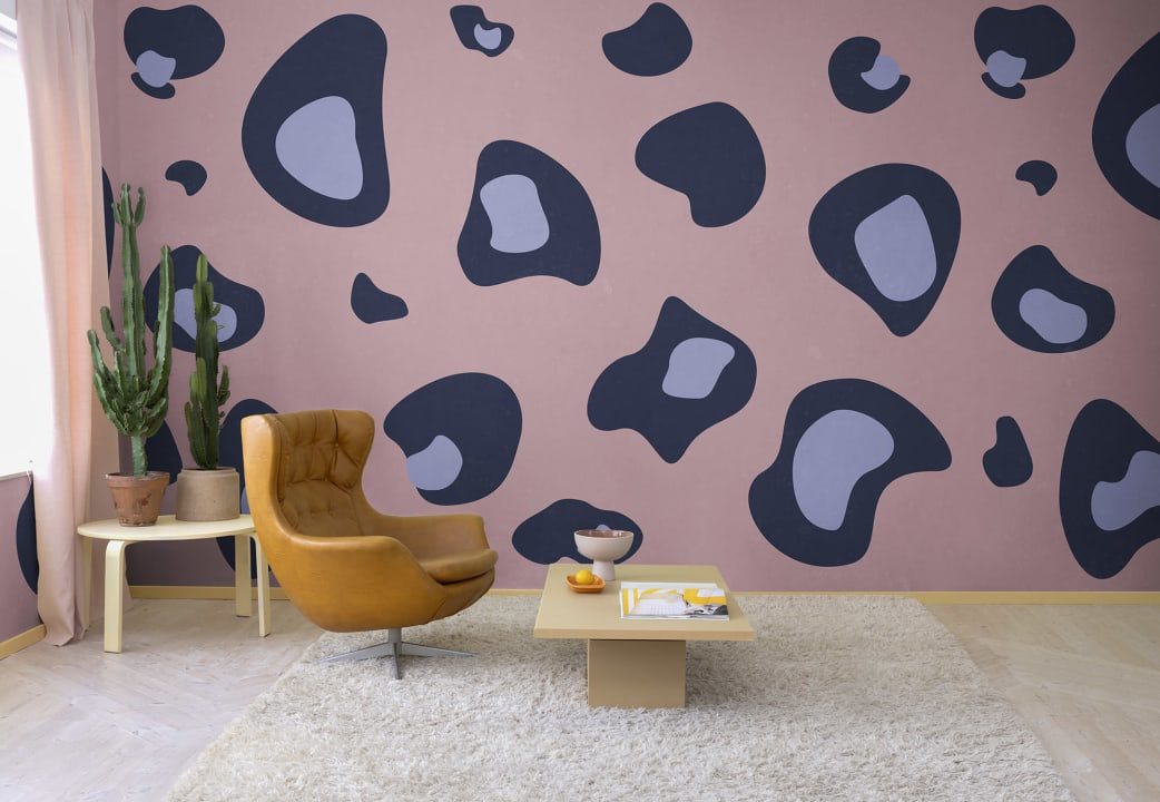 Giant Leopard, Pink, Rebel Walls 2