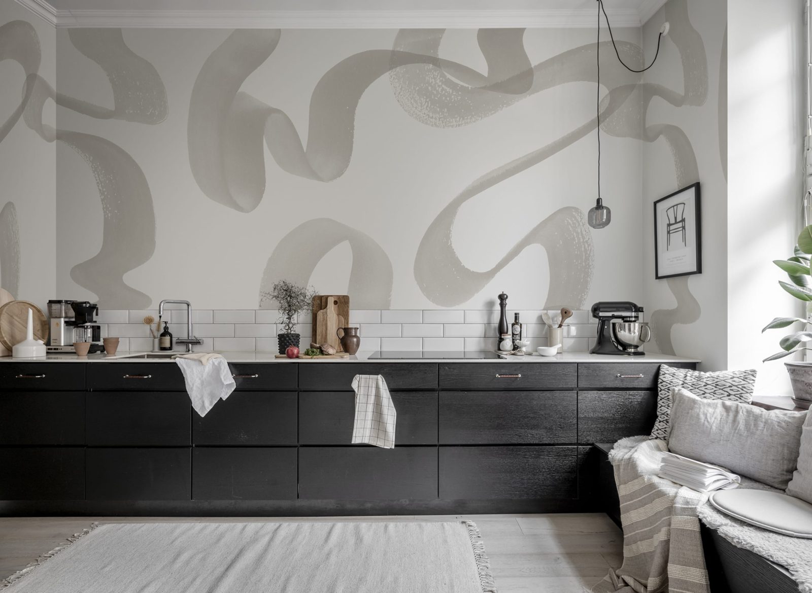 Waves, Beige, Rebel Walls 3