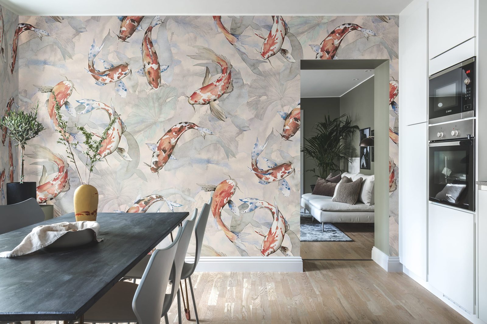 Koi, Coral, Rebel Walls 2