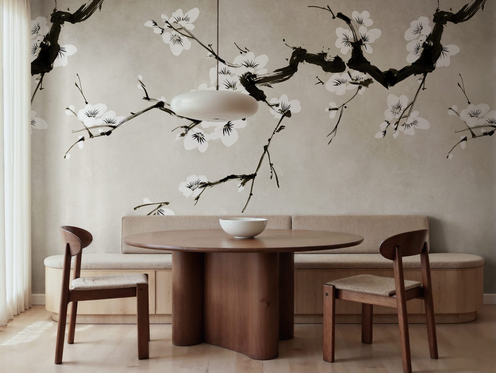 Blush of Spring, White, Rebel Walls 2