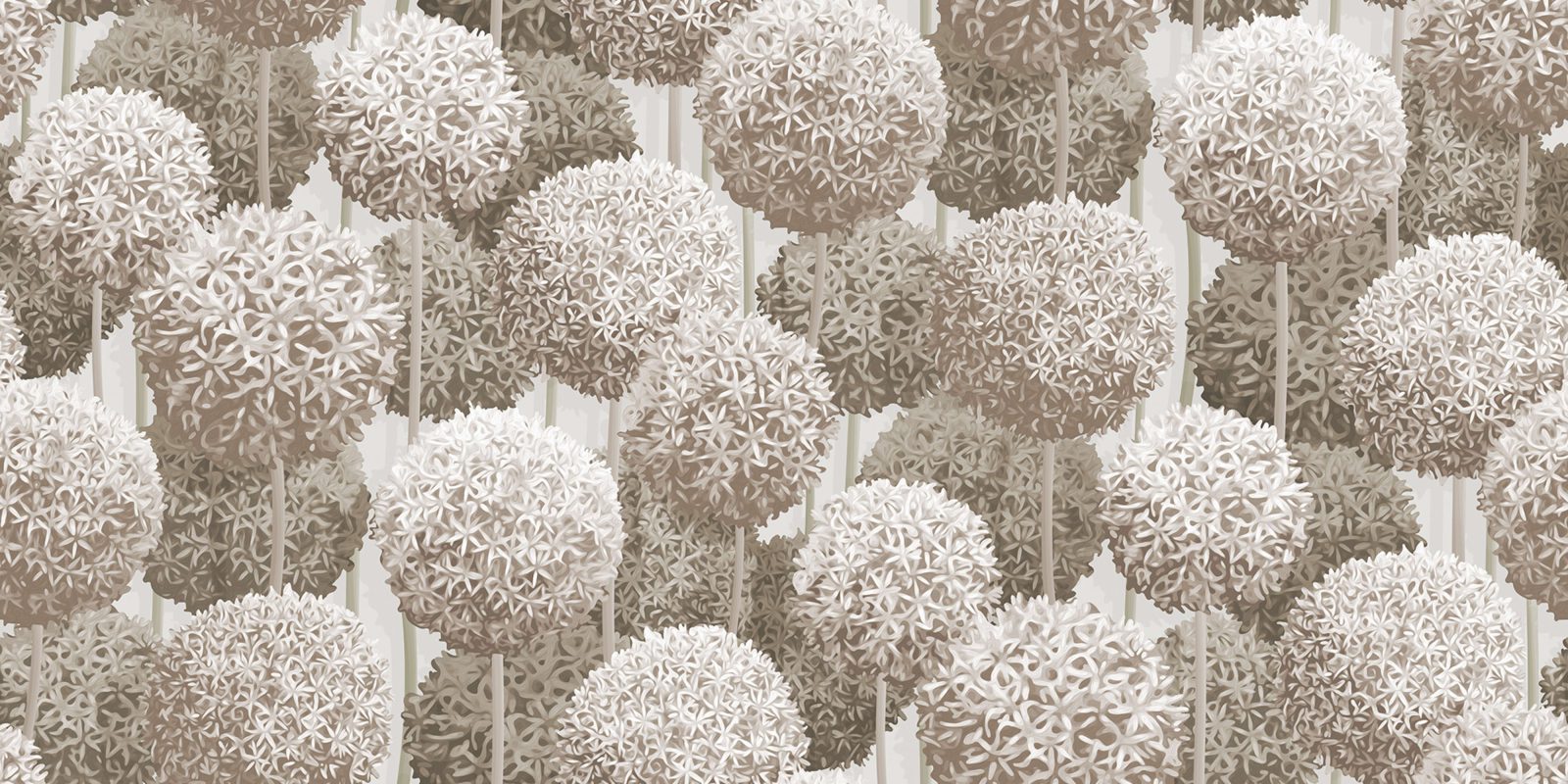 Elysian Flowers, Beige, Rebel Walls