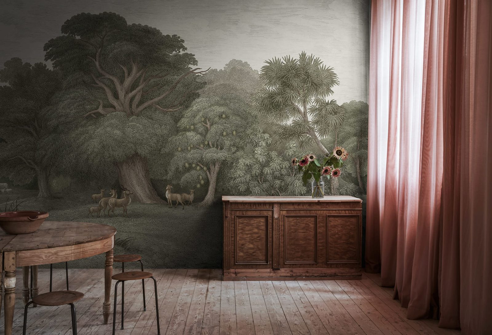 Jungle Forest, Green, Rebel Walls 3