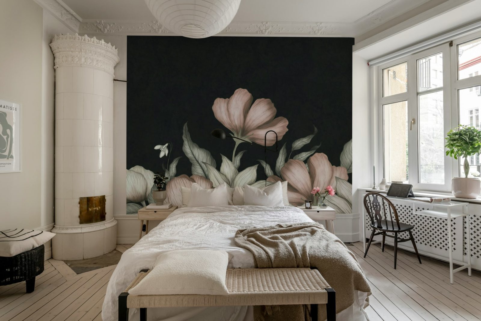 Floral Fantasy, Pink, Rebel Walls 3