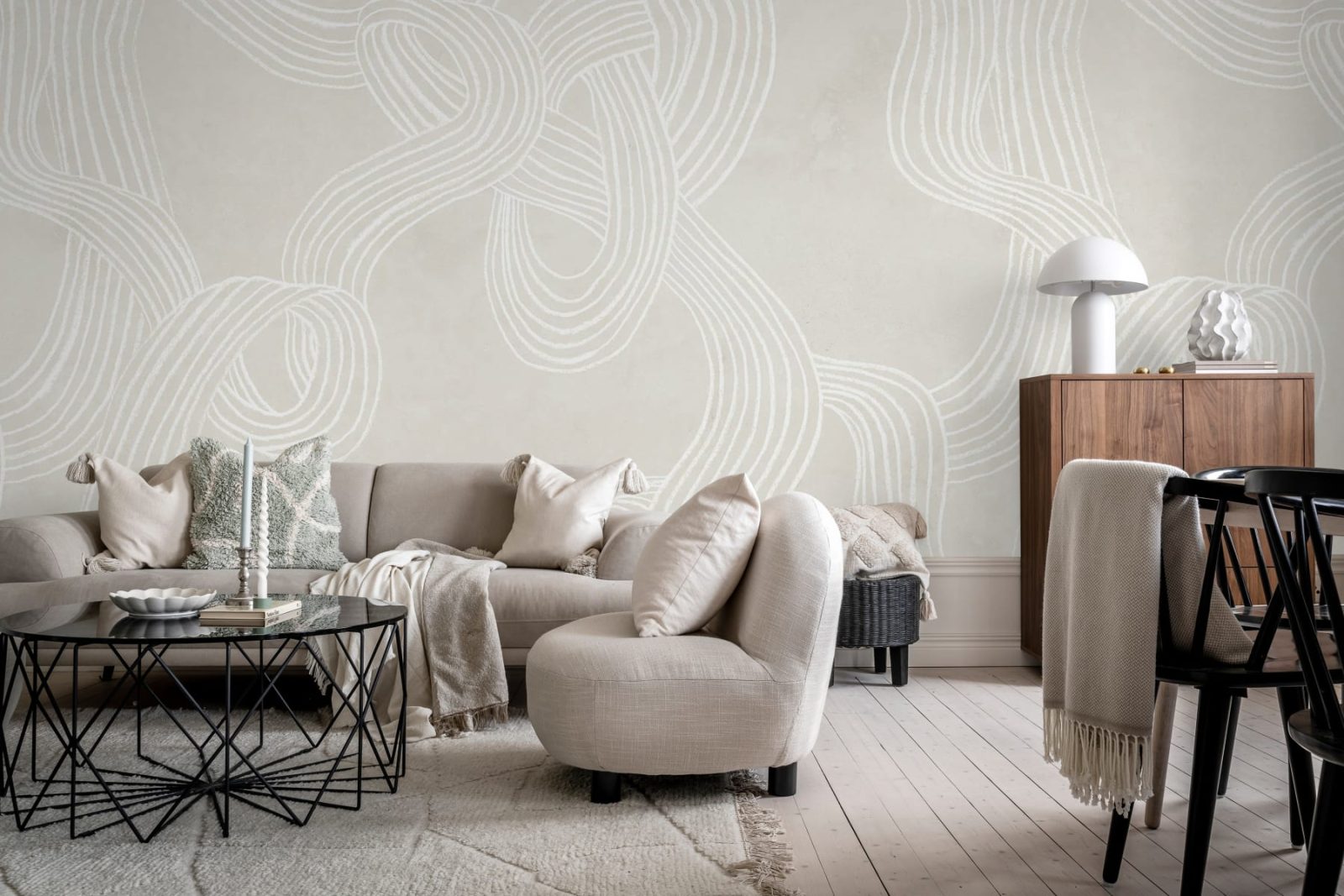 Stripes Repeatable, Clay, Rebel Walls 3