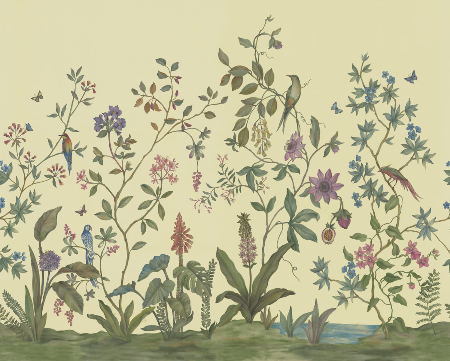 Chinoiserie, Yellow, Rebel Walls
