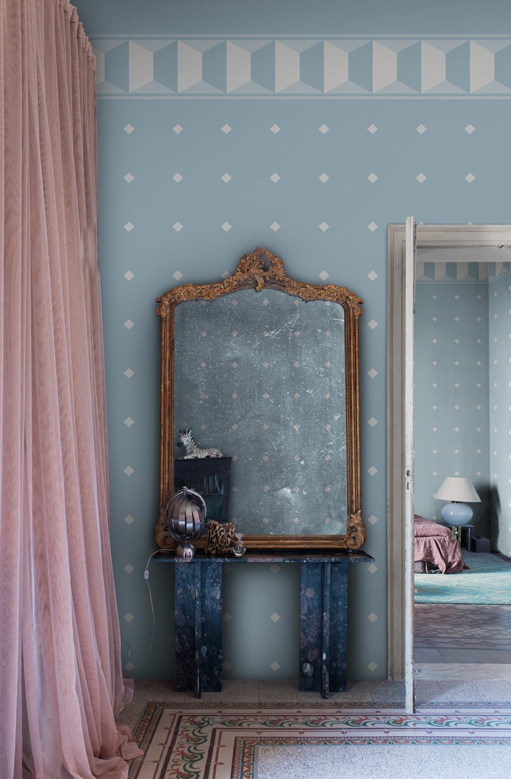 Gentle Manor, Blue, Rebel Walls 2