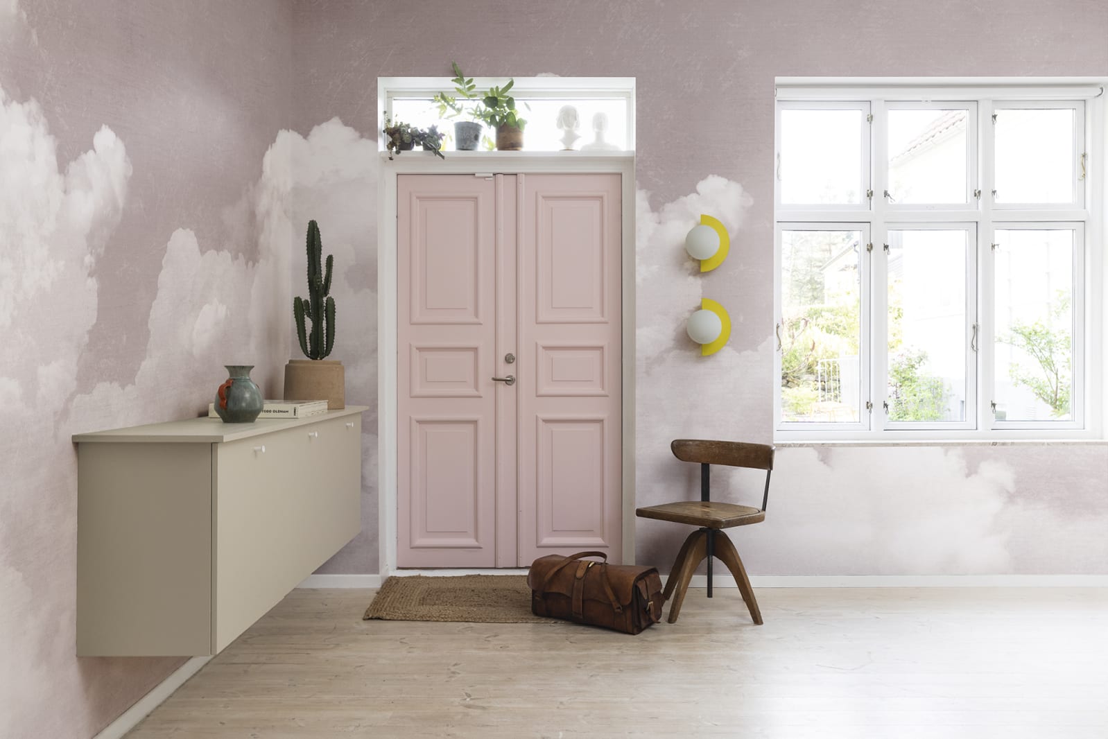 Cuddle Clouds, Pink, Rebel Walls 4