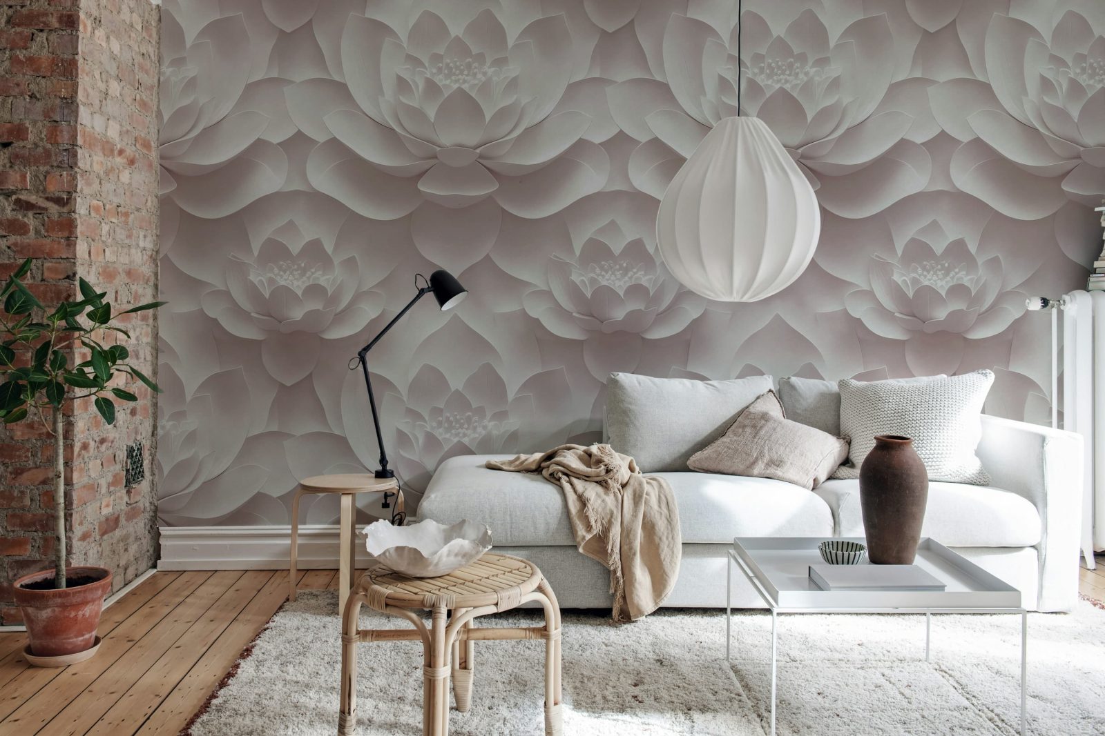 Lotus Dream, Pink, Rebel Walls 2