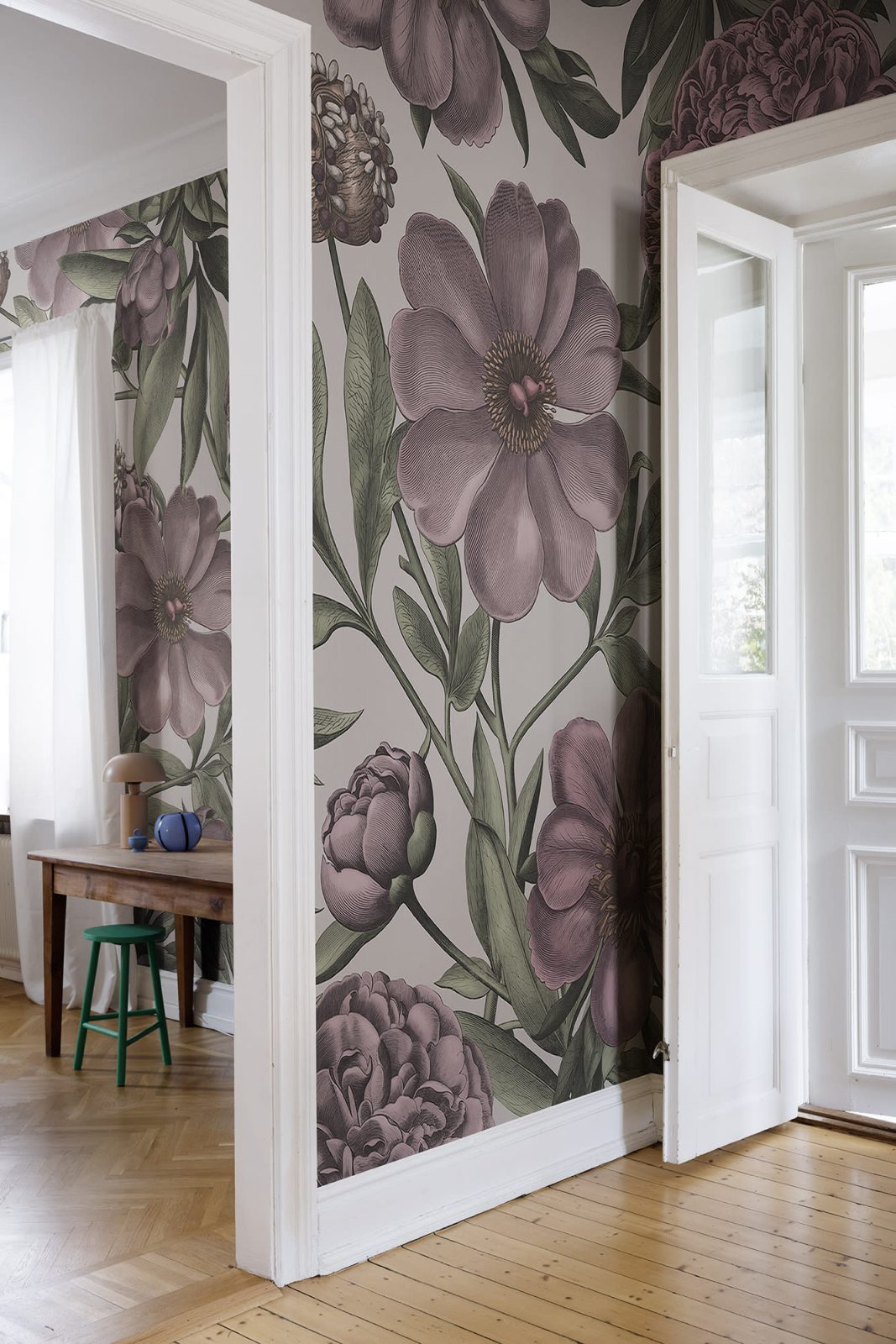 Peony Delight, Purple, Rebel Walls 3