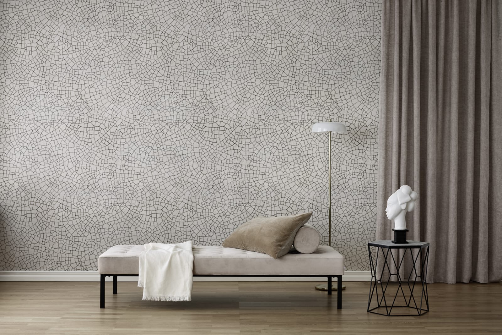 Raku Crackle, Cream, Rebel Walls 6
