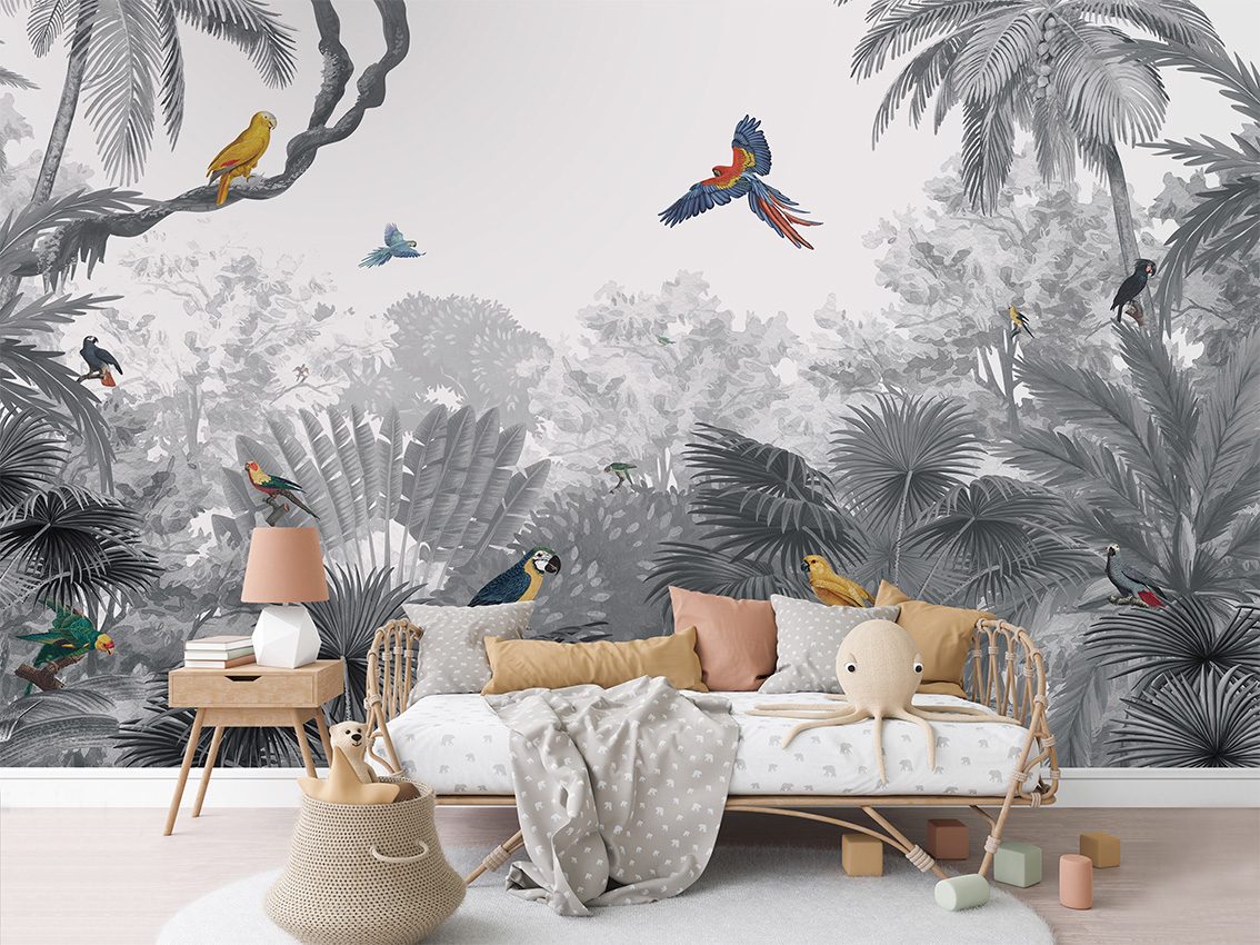 Canopy Jungle - Black and White, Kikki Belle 4