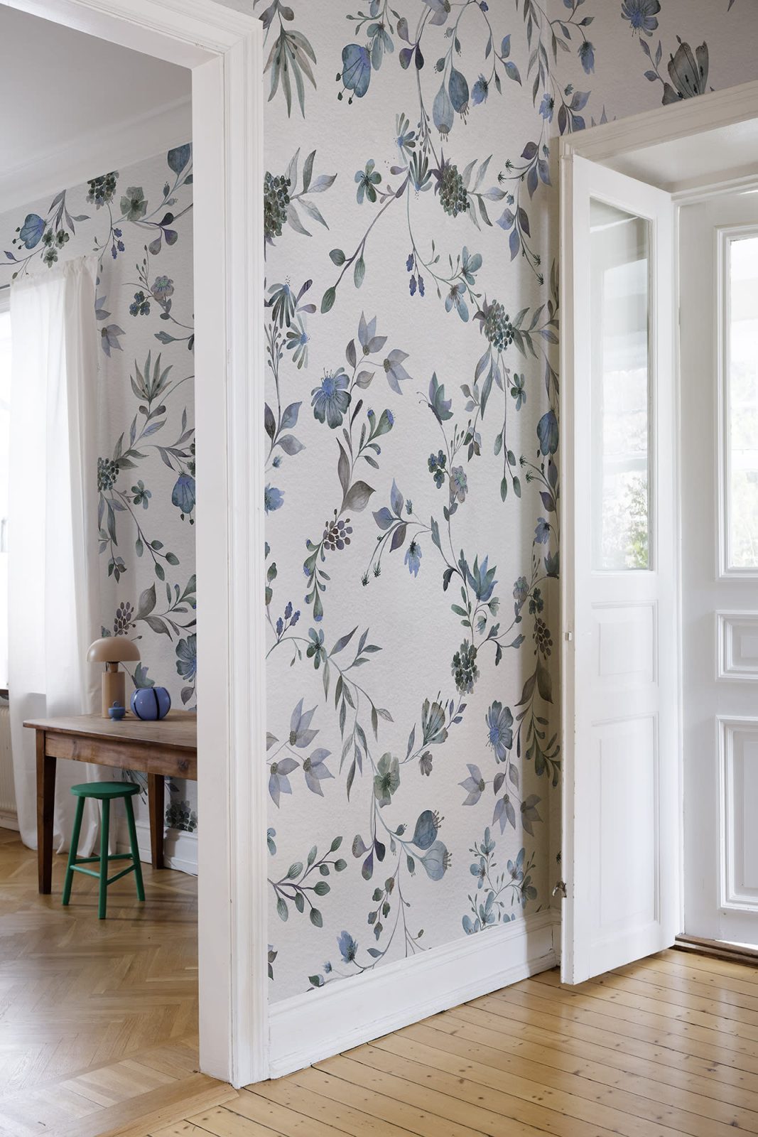 Blossom Fling, Blue, Rebel Walls 3
