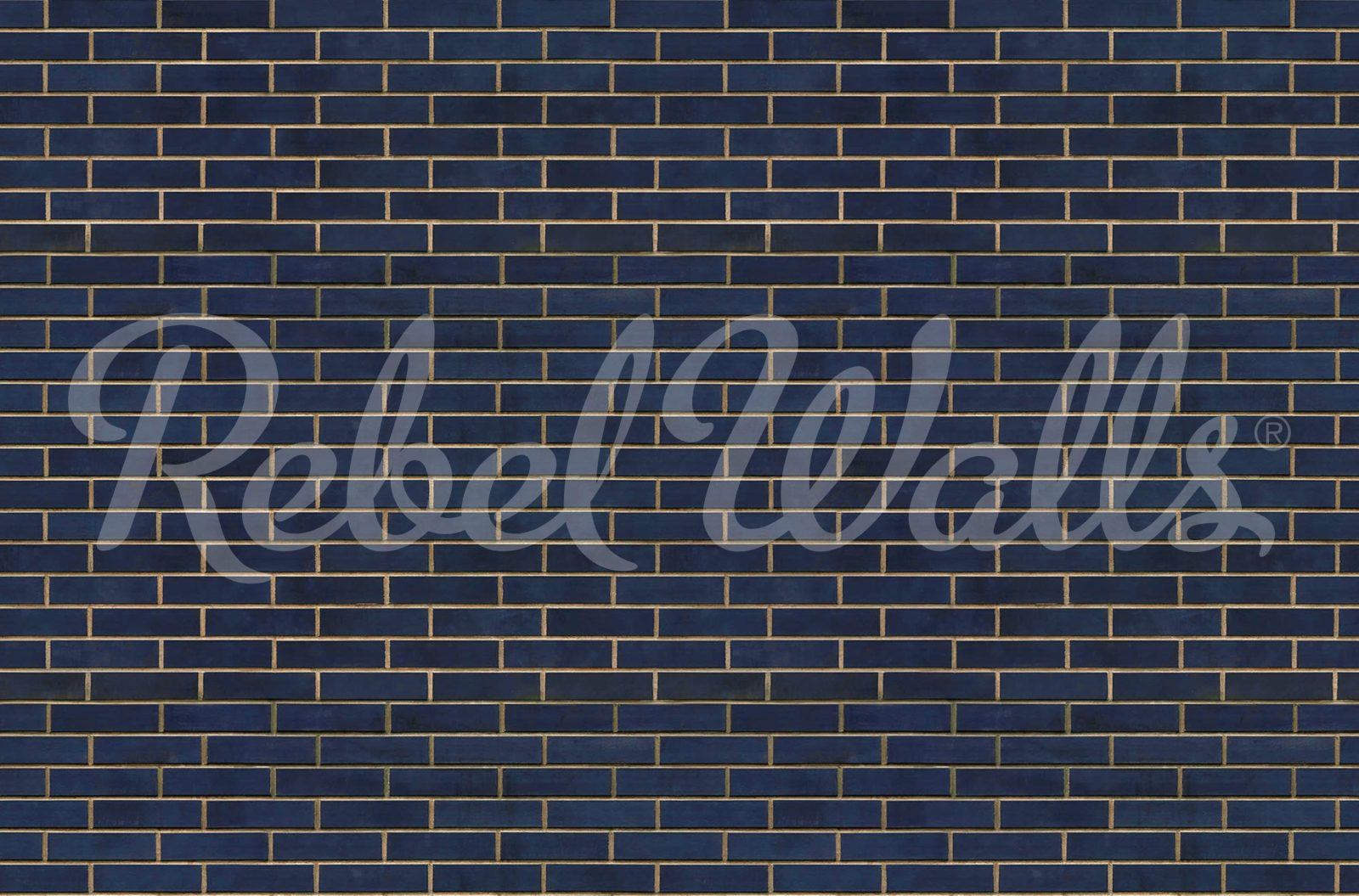 Wall of Tiles, Dark Blue, Rebel Walls