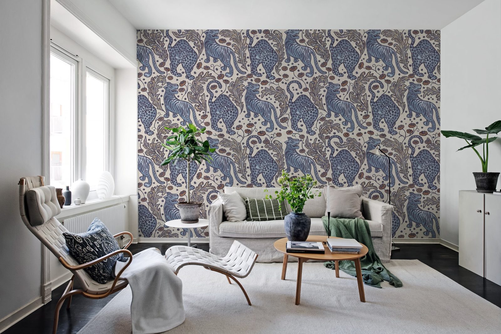 Bold Tigers, Blue, Rebel Walls 3