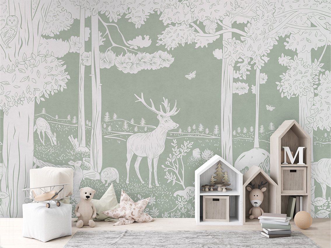 Monochrome Forest - Green, Kikki Belle 3