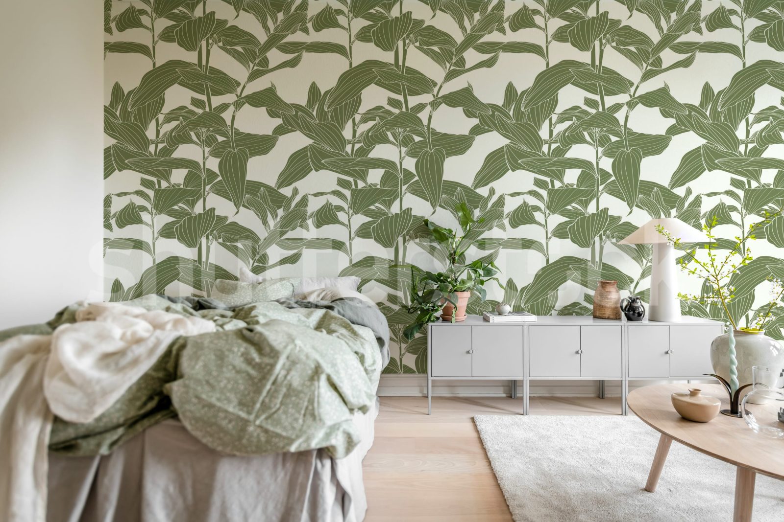 Rose Grape, Green, Rebel Walls 2