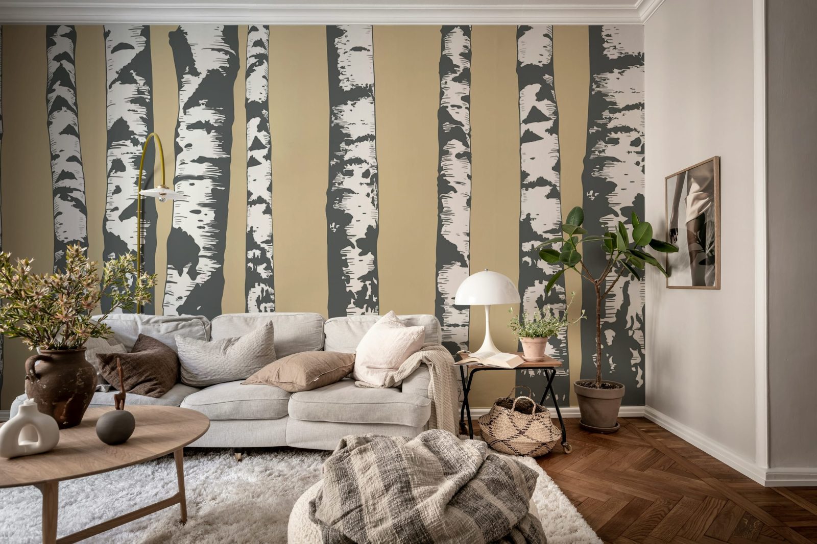 Birch Grove, Beige, Rebel Walls 2