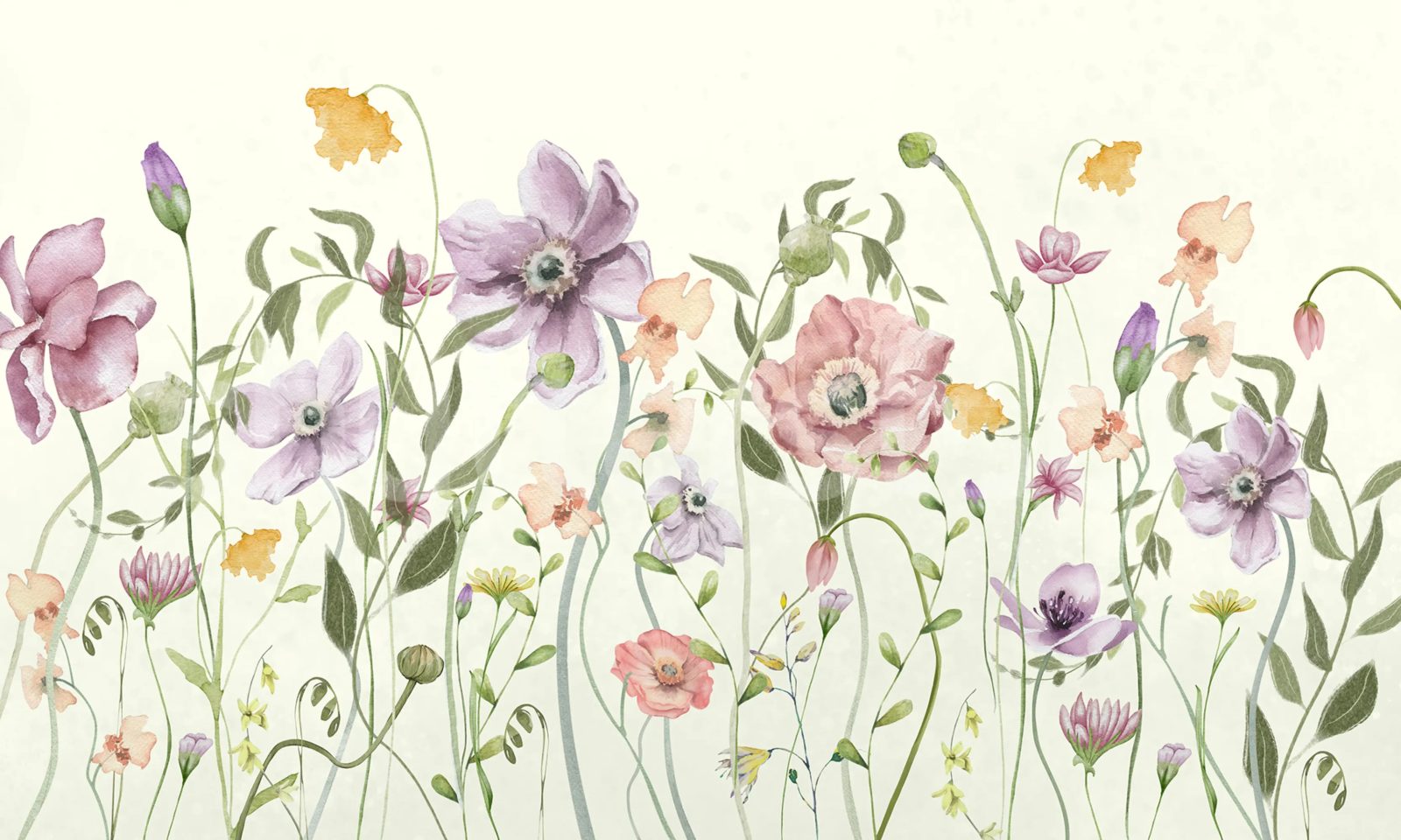 Spring Garden, Pink, Rebel Walls