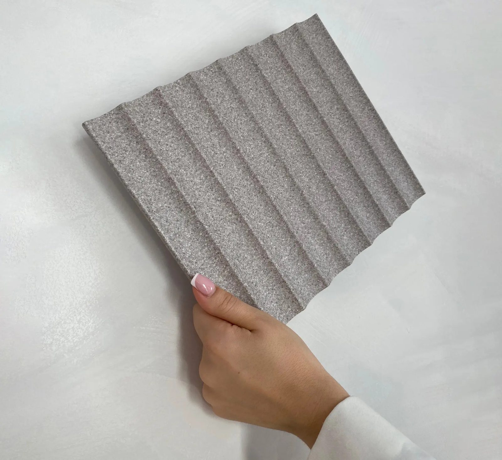 Riflaj decorativ Gresso, Stone Grey, 270x25cm, Lamelio 6