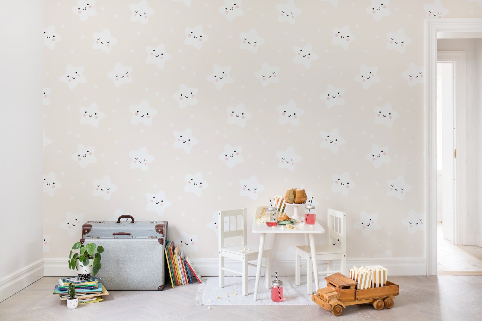 Cute Stars, Peach, Rebel Walls 2