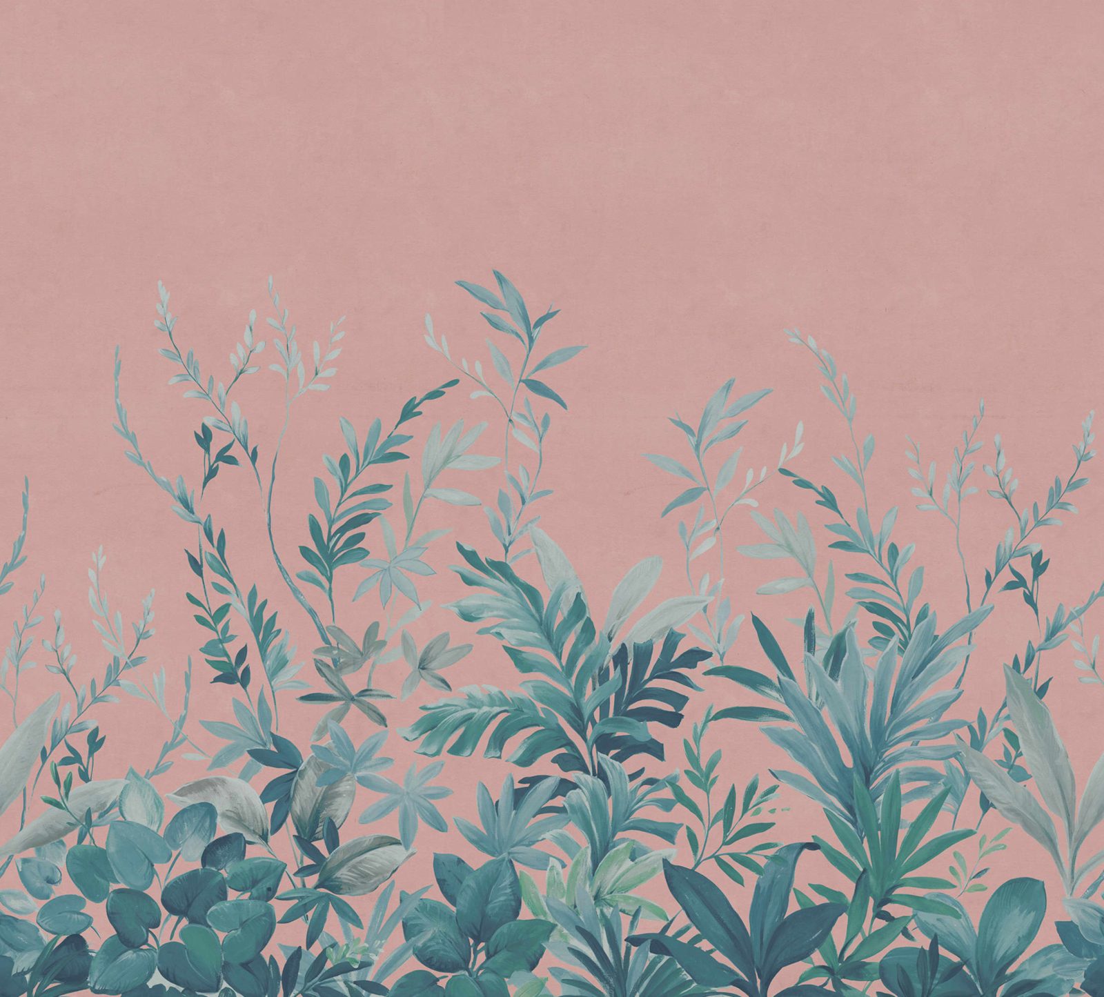 Jungle Meadow, Pink, Rebel Walls