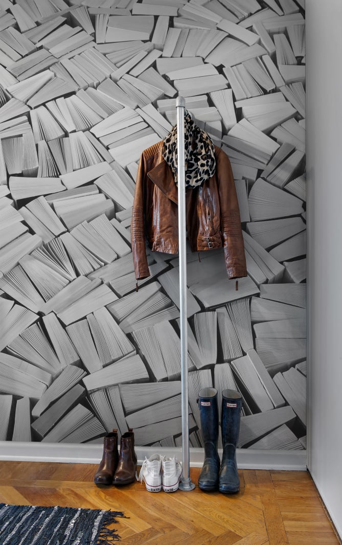 Books, White, Rebel Walls 3