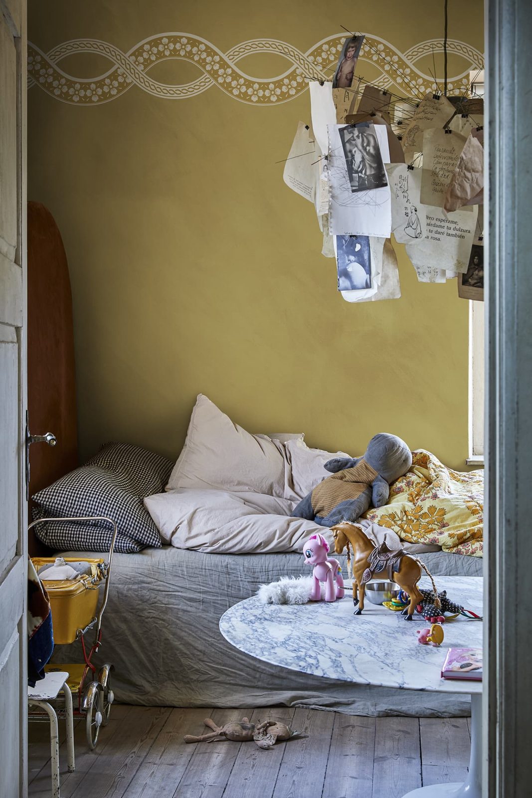 Ivory Braid, Yellow, Rebel Walls 3