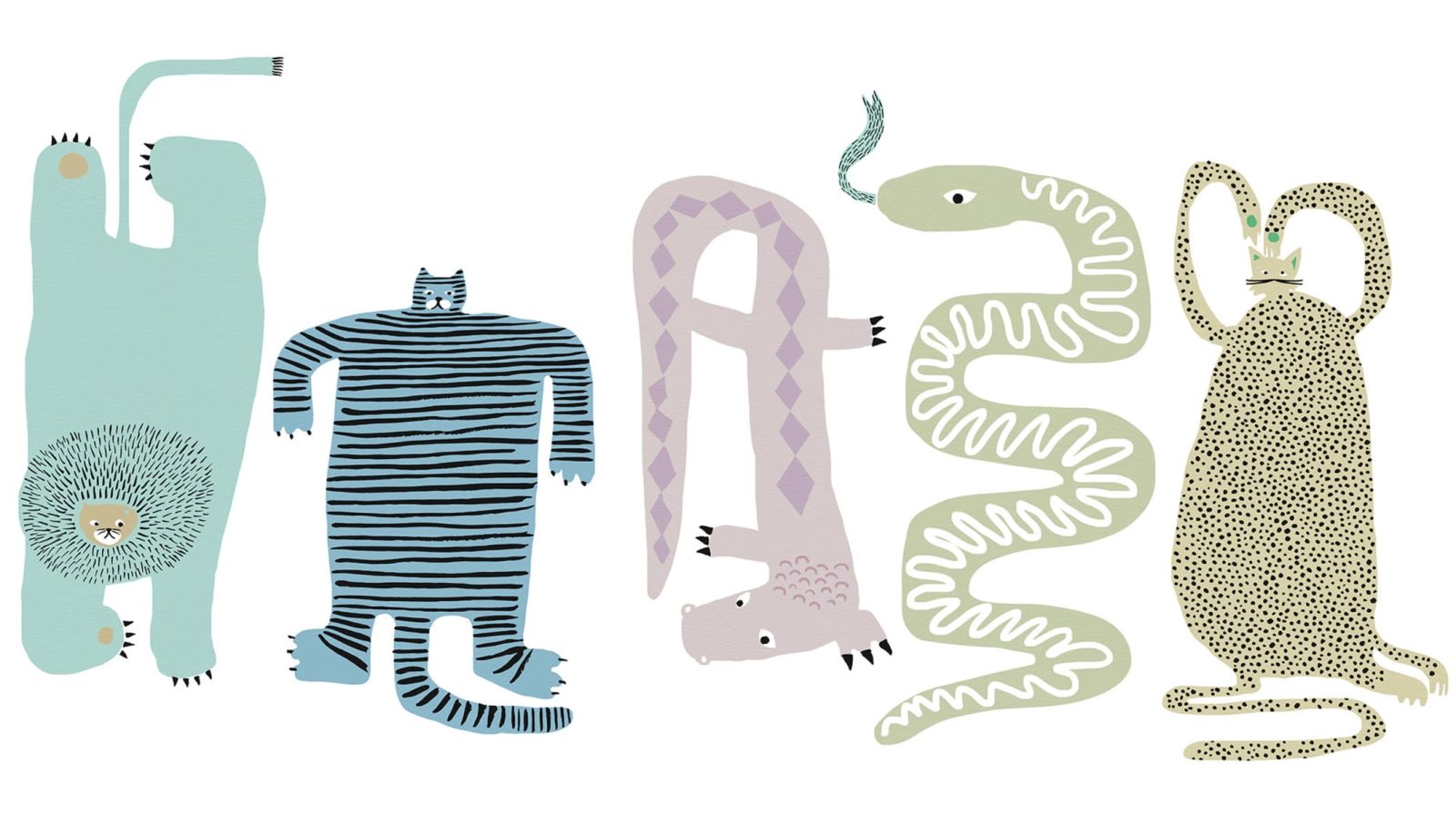 Funky Friends, Pastel, Rebel Walls