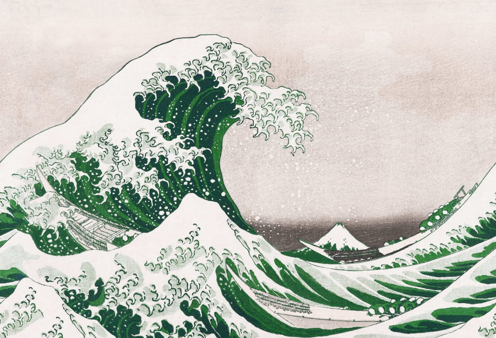Under the Wave off Kanagawa, Green, Rebel Walls