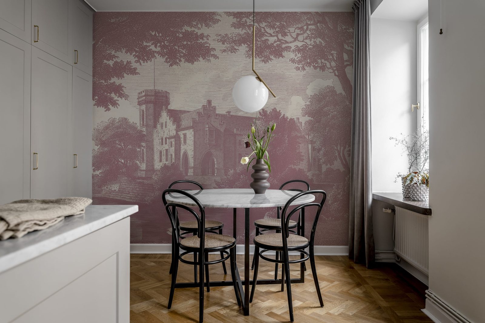 Swan Pond, Dusty Pink, Rebel Walls 3