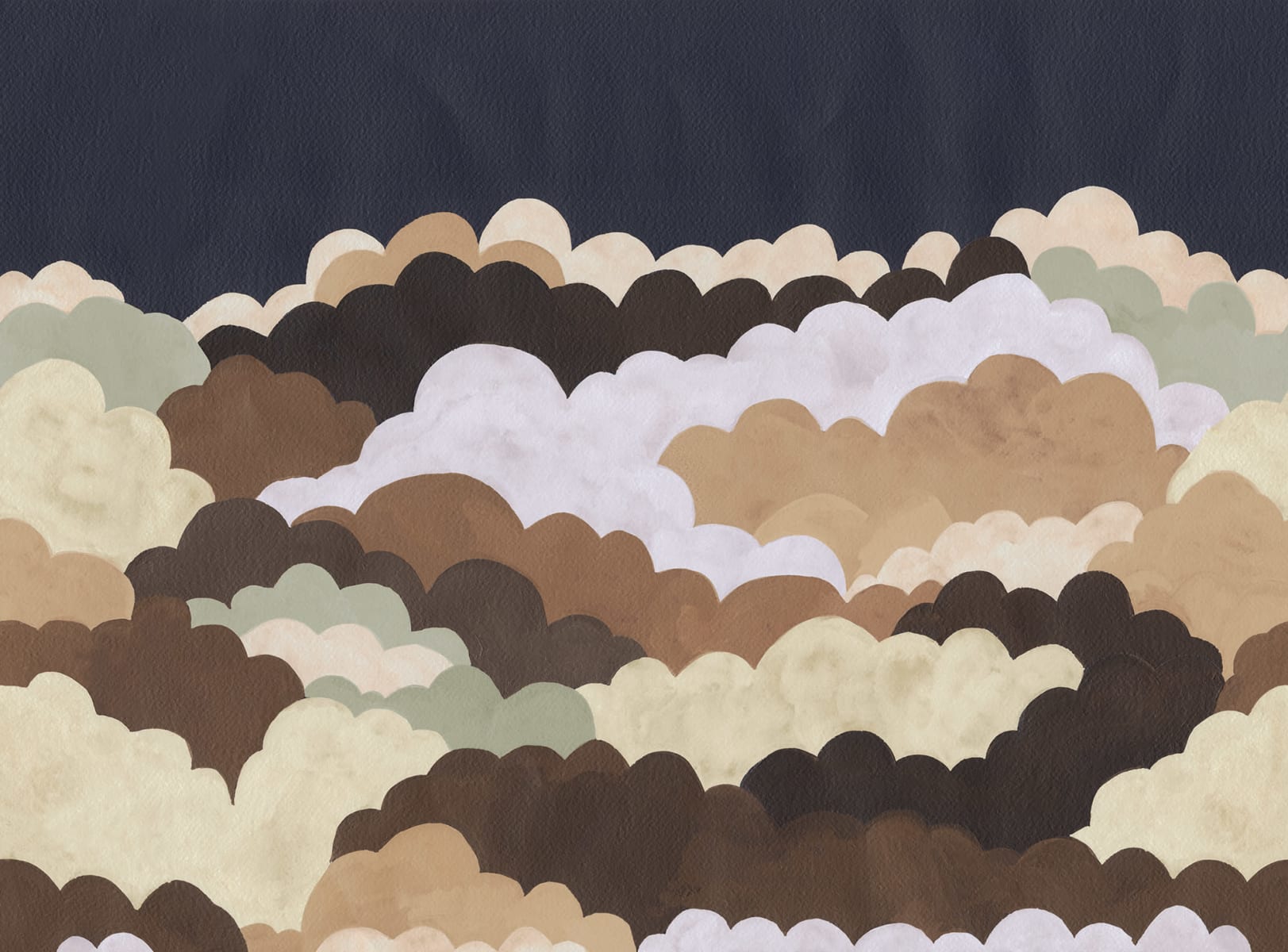 Fun Clouds, Night, Rebel Walls