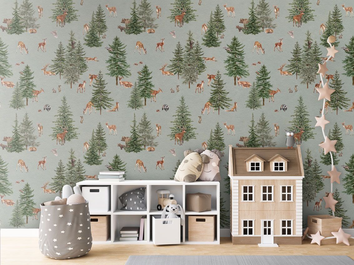 Pine Forest - Blue, Kikki Belle 3