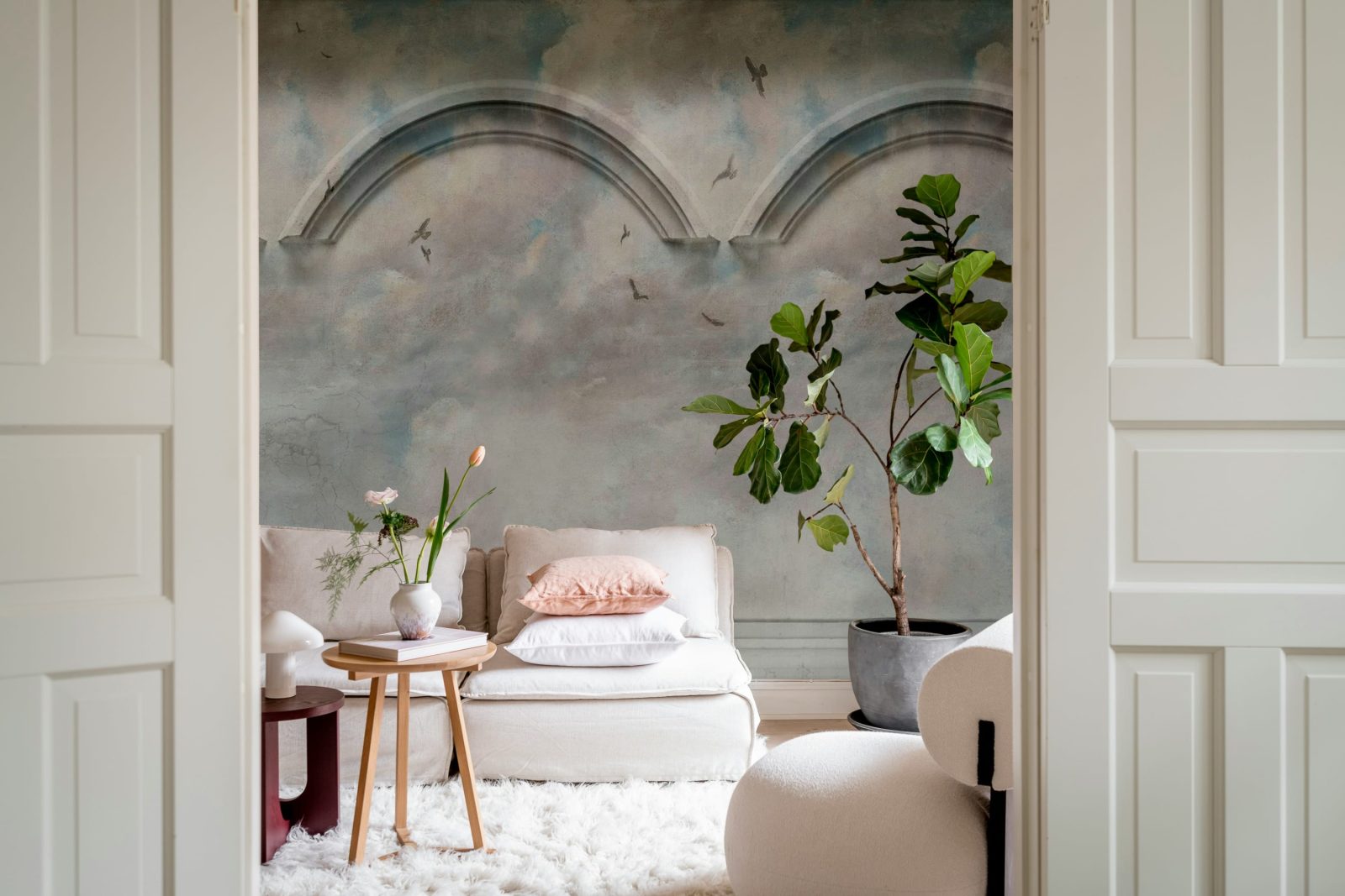 Heavenly Arches, Blue, Rebel Walls 2