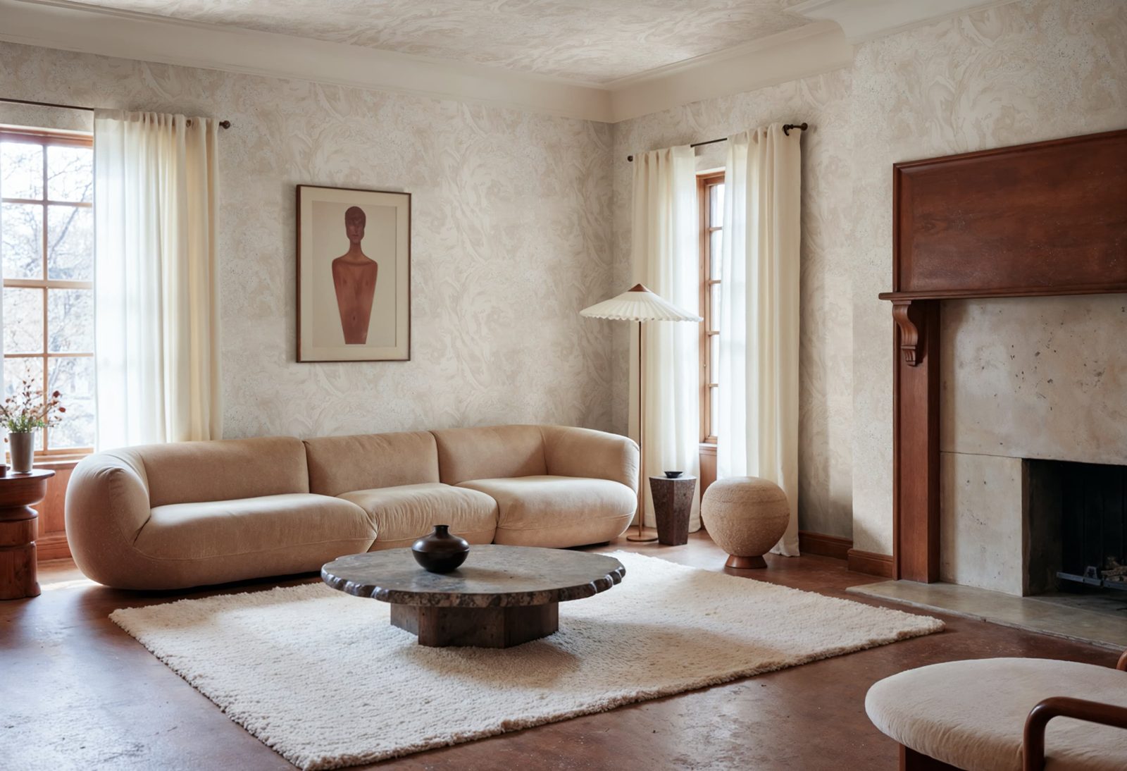 Marble Flow, Beige, Rebel Walls 3