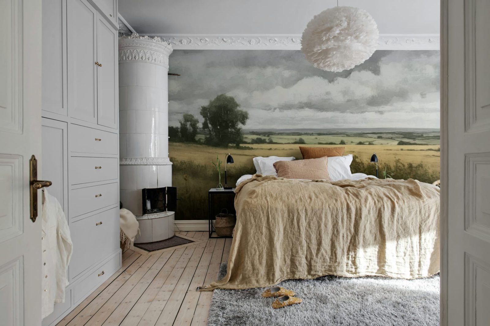 Landscape Painting, Beige, Rebel Walls 3