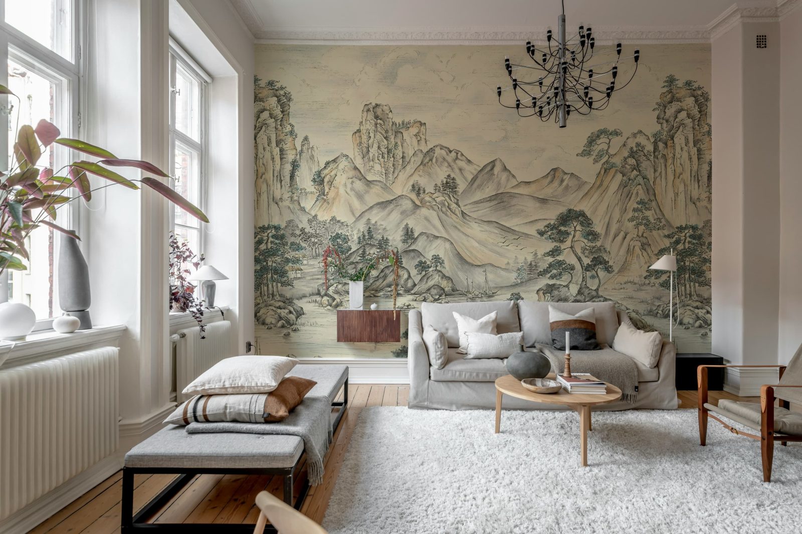 Timeless Pines, Beige, Rebel Walls 3