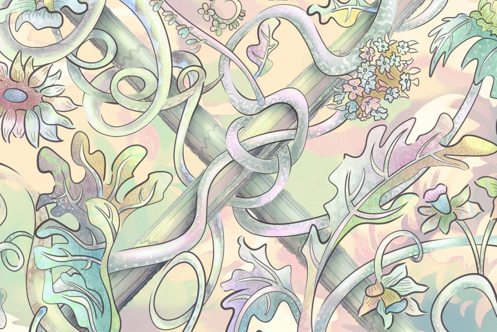 Babylon Sky, Dusty Pink, Rebel Walls 4