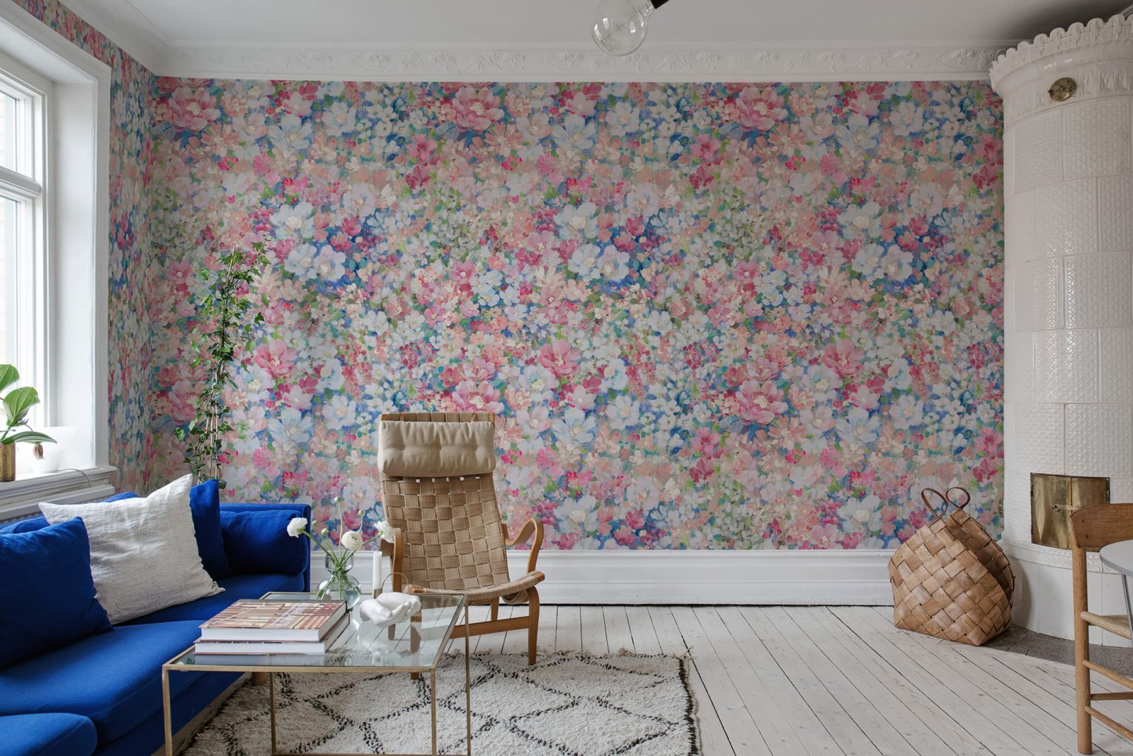 Flowerhaze, Pink, Rebel Walls 2