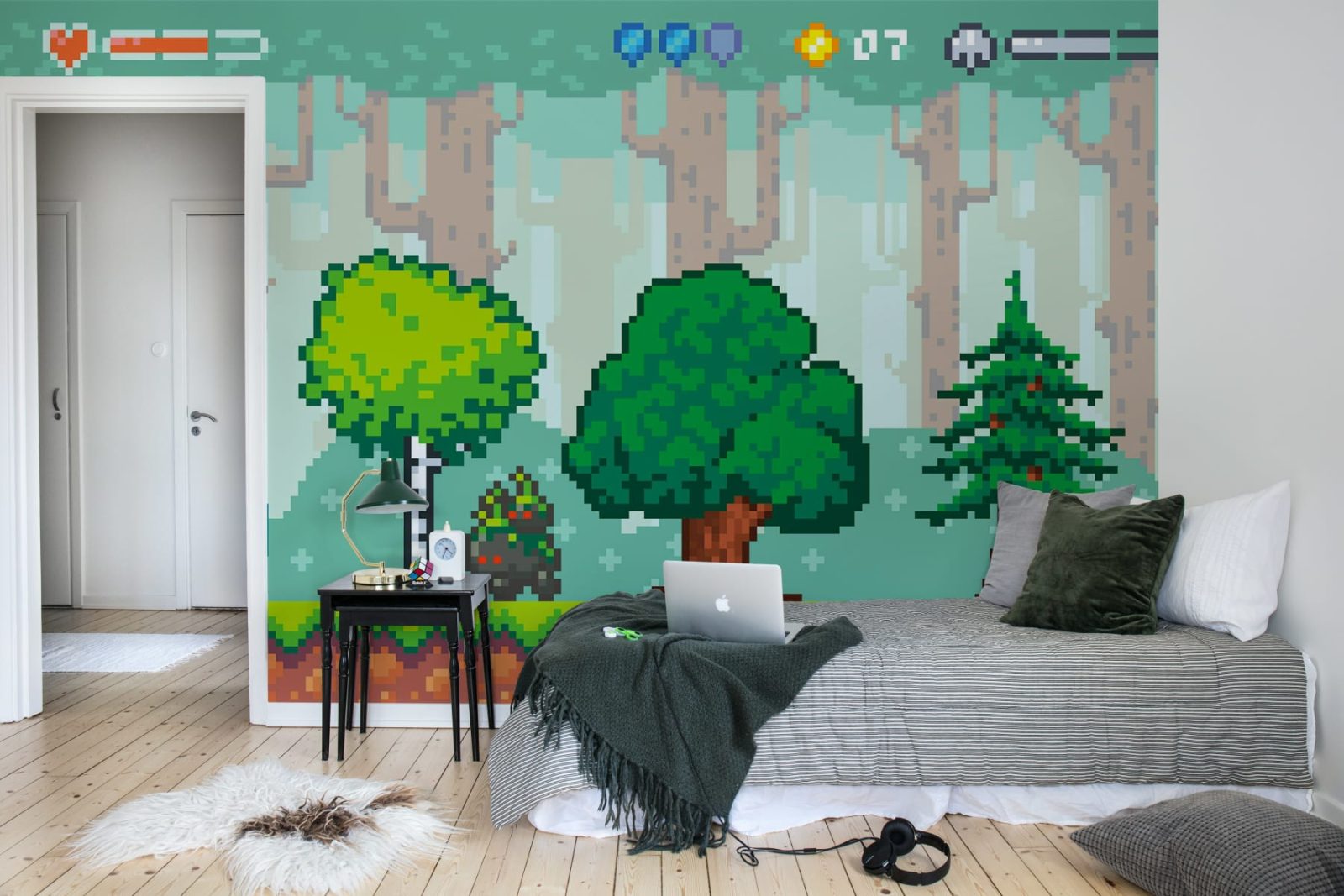 Pixel World, Green, Rebel Walls 2