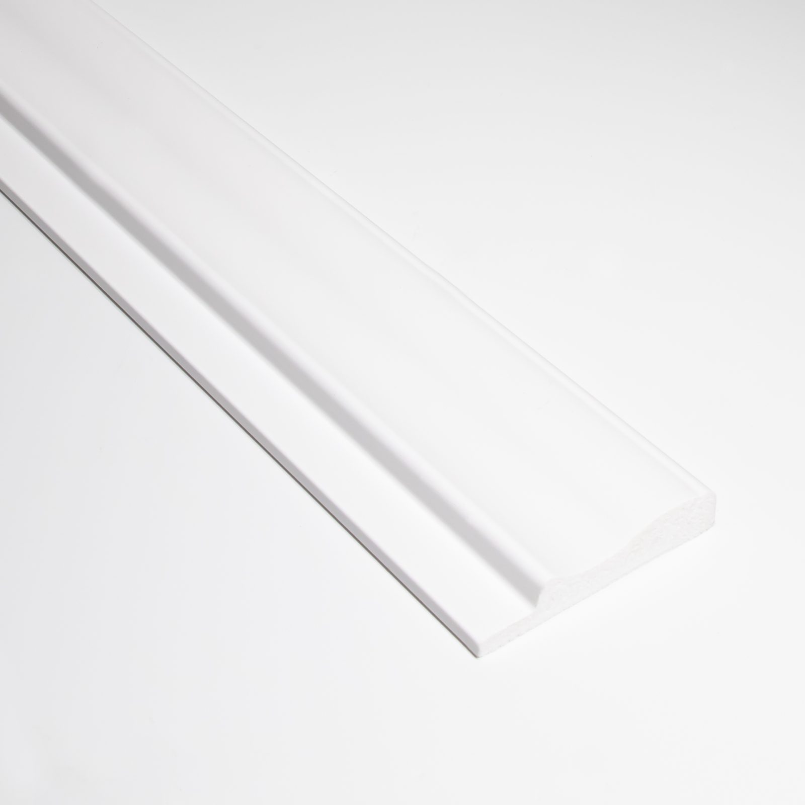 Profil stânga pentru riflaj decorativ 3D Versal, Alb, 270x6.4 cm, Lamelio