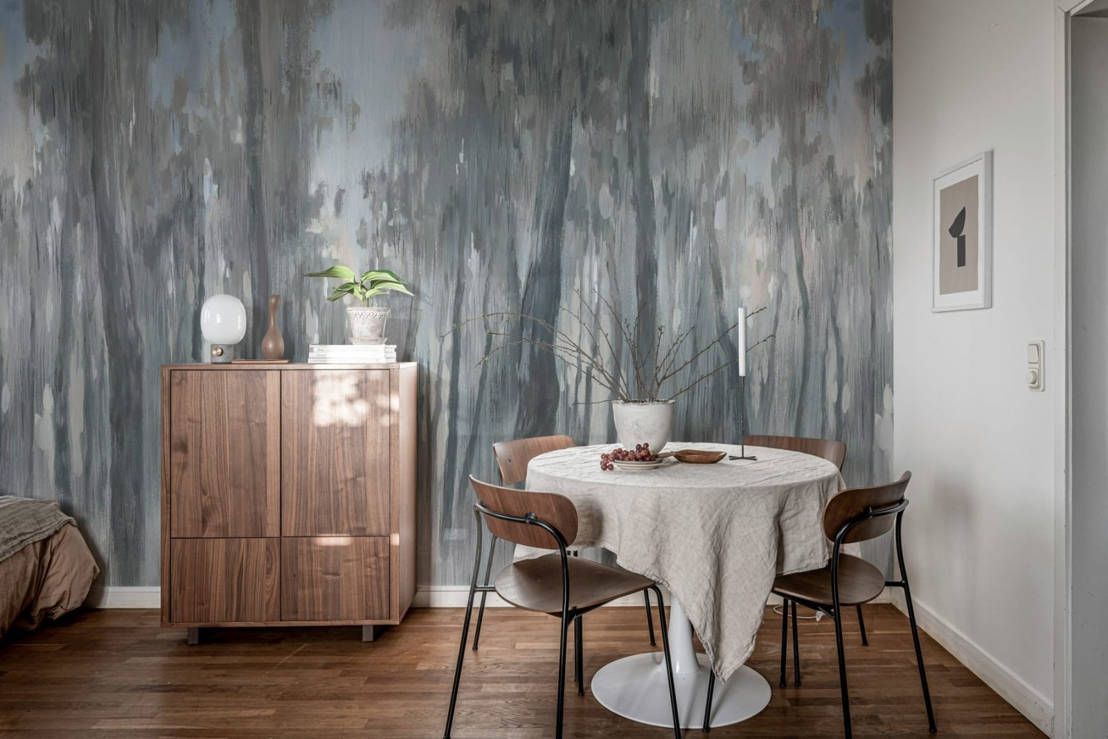 Morning Forest, Gray, Rebel Walls 2