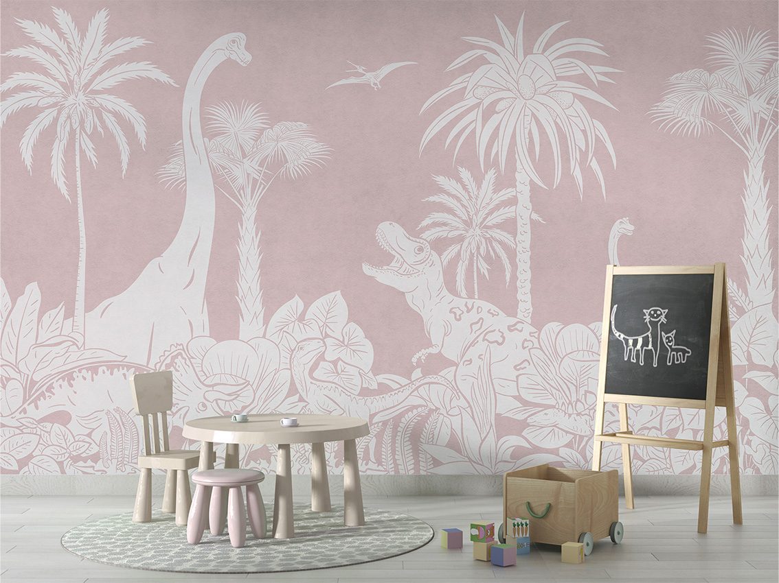 Monochrome Dino - Pink, Kikki Belle 4