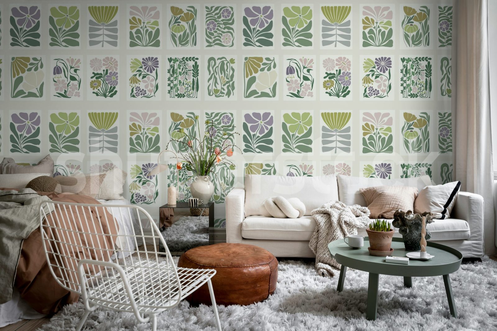 Playful Flora, Pastel, Rebel Walls 3
